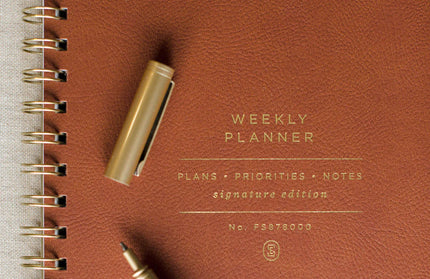 Agenda sin Fecha Semanal - Cognac