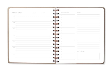 Agenda sin Fecha Semanal - Blue Bird
