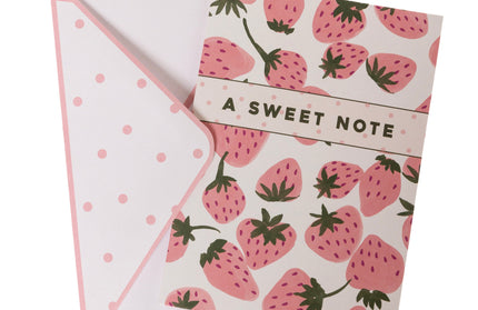 Caja Tarjetas Pink Strawberry