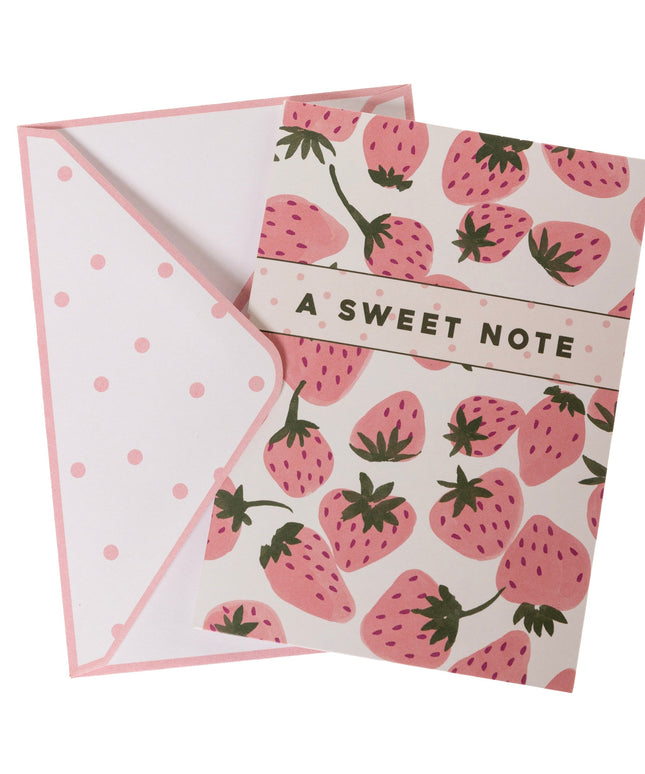 Caja Tarjetas Pink Strawberry