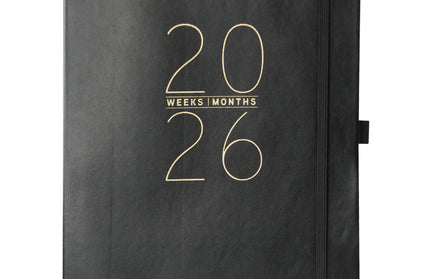 Agenda 2026 18M Semanal A4 Apollo - Negro