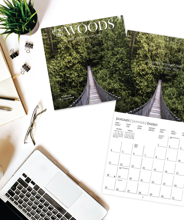 Calendario 2026 Pared 12M  - In to the Woods