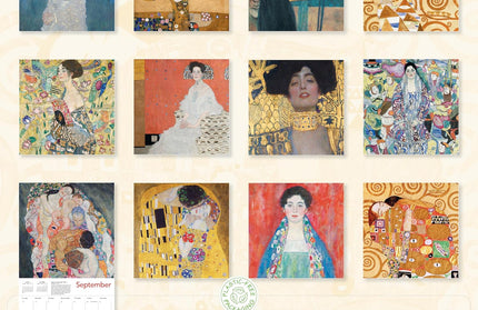 Calendario Pared 2026 12M Grande - Gustav Klimt