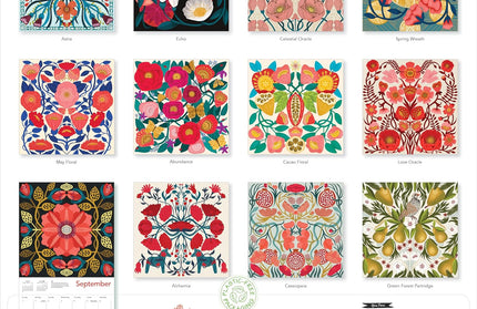 Calendario Pared 2025 12M Grande - Nina Pace