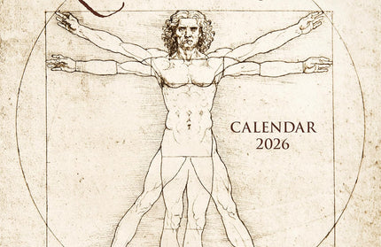 Calendario Pared 2026 12M Grande - Leonardo da Vinci