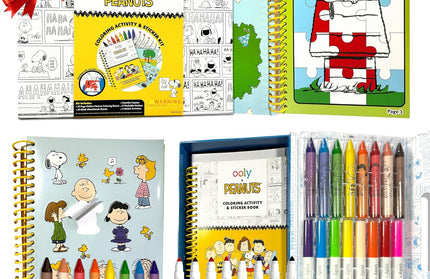 Set de actividades y stickers - Snoopy