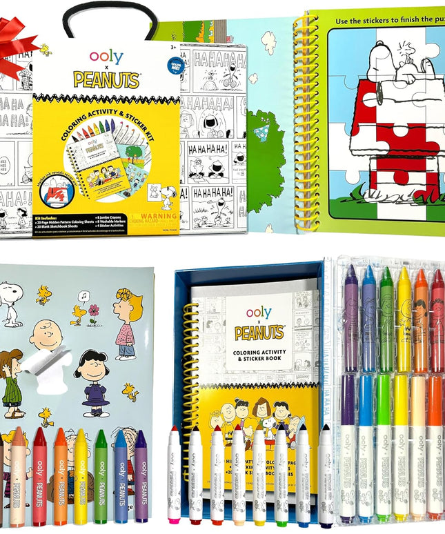 Set de actividades y stickers - Snoopy
