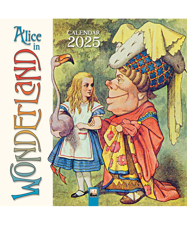 Calendario Pared 2025 12M Grande - Alicia en el País de las