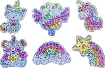 Set Stickers Arte Diamante - Cute