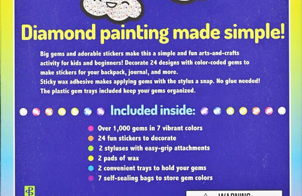 Set Stickers Arte Diamante - Cute