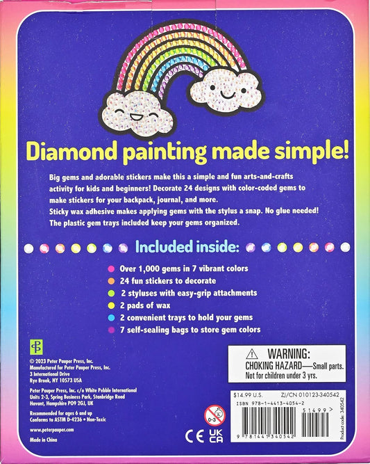 Set Stickers Arte Diamante - Cute