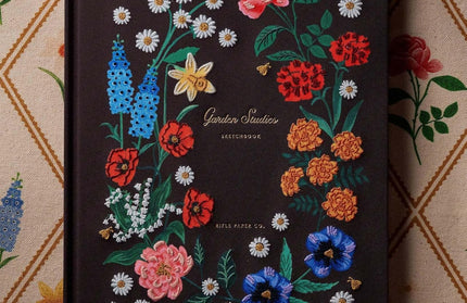 Croquera Canva Bordada - Garden Study