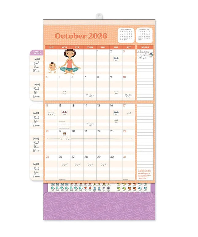 Calendario 2026 Pared 17M - Mom