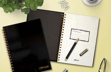 Cuaderno Anillado Diseño Black