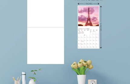 Calendario 2026 Pared Mini 12M - Parisian Life