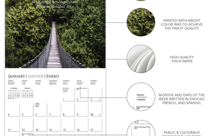 Calendario 2026 Pared 12M  - In to the Woods