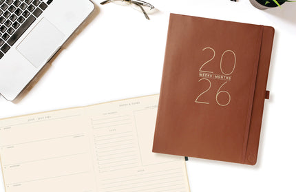 Agenda 2026 18M Semanal A4 Apollo - Café