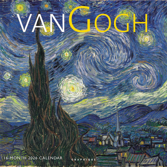 Calendario 2026 Pared 12M - Van Gogh