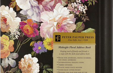 Libreta direcciones Floral