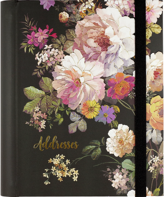 Libreta direcciones Floral