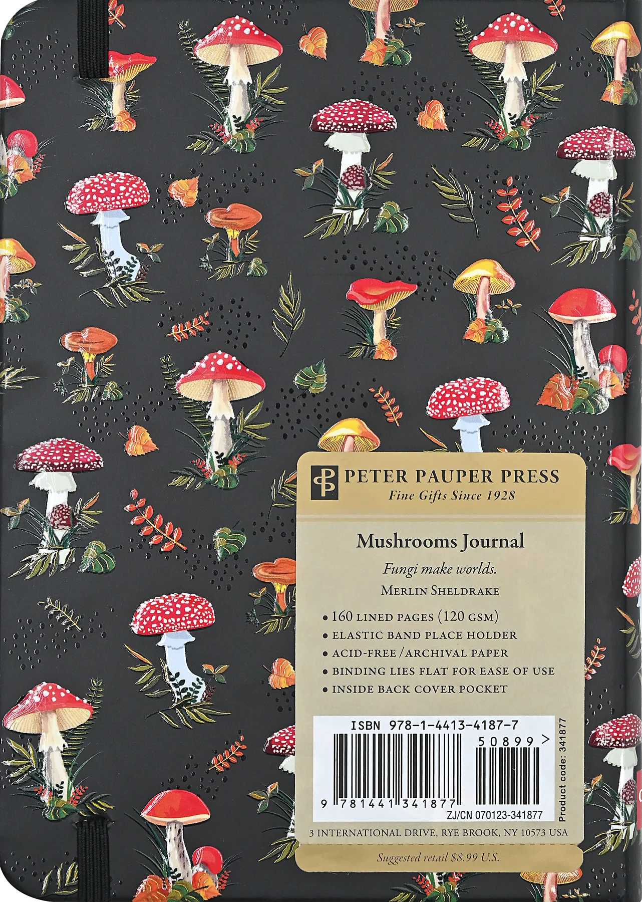 Libreta Chica Composicion - Mushrooms