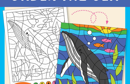 Libro para Colorear por números - Under the Sea