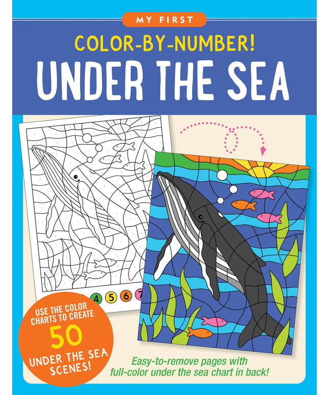 Libro para Colorear por números - Under the Sea