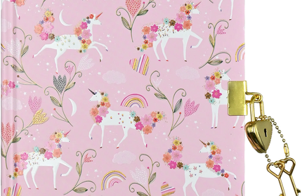 Diario  de Vida - Unicornios y Flores