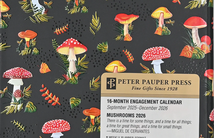 Agenda 2026 Sem Vista 16M - Mushrooms