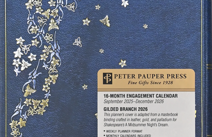Agenda 2026 Sem Vista 16M - Gilded Branch