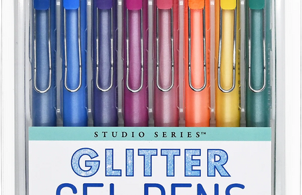 Set 8 Bolígrafos Gel - Glitter