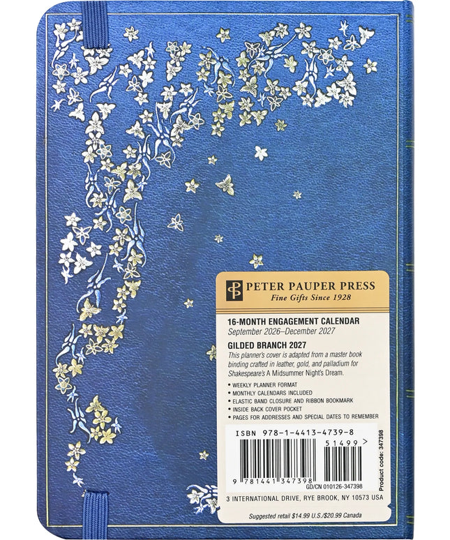 Agenda 2027 Sem Vista 16M - Gilded Branch