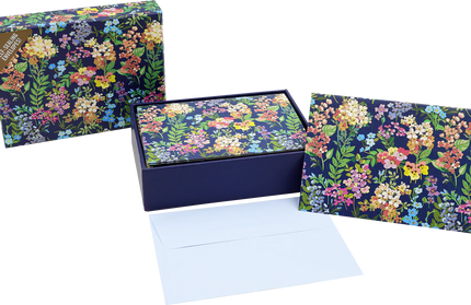 Caja Tarjetas y Sobres - Pradera de Flores