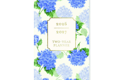Agenda 2026 Bolsillo Mensual 24M - Floral Azul