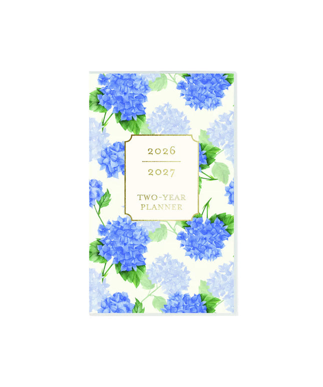 Agenda 2026 Bolsillo Mensual 24M - Floral Azul