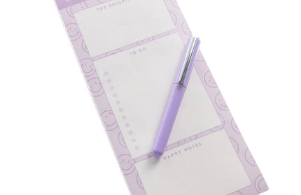 Block Lista Magnético Sonrisa Morada