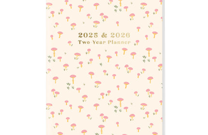 Agenda 2025 Bolsillo Mensual 24M - Whimsical Pattern