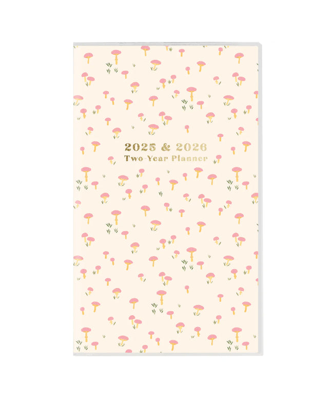 Agenda 2025 Bolsillo Mensual 24M - Whimsical Pattern