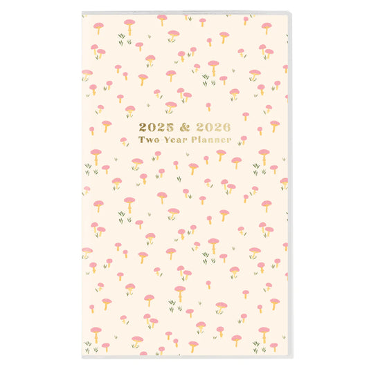 Agenda 2025 Bolsillo Mensual 24M - Whimsical Pattern