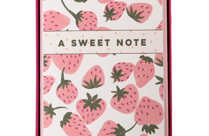 Caja Tarjetas Pink Strawberry