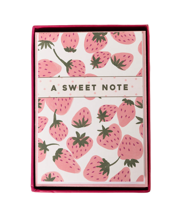 Caja Tarjetas Pink Strawberry