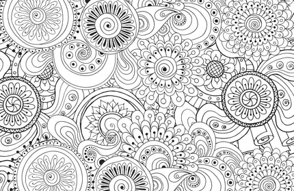 Libro para Pintar - Peaceful Paisleys