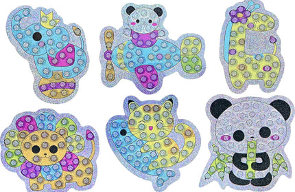 Set Stickers Arte Diamante - Cute