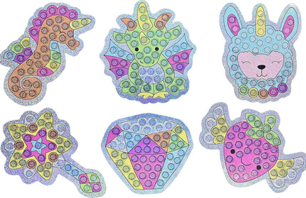 Set Stickers Arte Diamante - Cute
