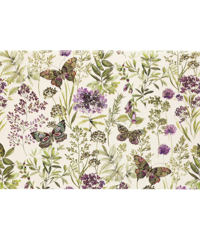 Caja Tarjetas y Sobres - Amethyst Butterflies