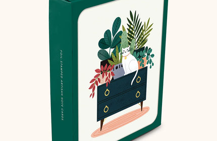 Caja Tarjeta con Sobre - House Cat