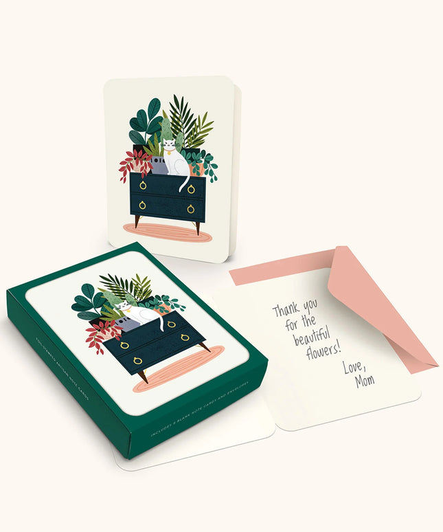 Caja Tarjeta con Sobre - House Cat