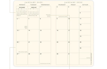 Agenda 2025 Apollo Black 29 Meses