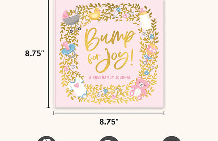 Diario de Embarazo Rosa -Bump For Joy!