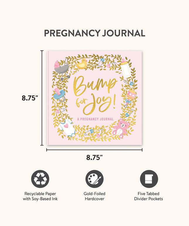 Diario de Embarazo Rosa -Bump For Joy!